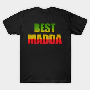 Best Madda, Funny Mothers day Gift, Mom, Rasta T-Shirt